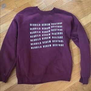 Size Small Maroon Pullover Seweater